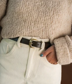 Discount CEINTURE SASHA KAKI Femme Ceintures