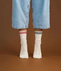 Online CHAUSSETTES NATTY ECRU Femme Chaussettes