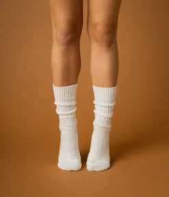 Discount CHAUSSETTES NATURA ECRU Femme Chaussettes