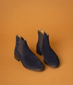 Sale CHELSEA BOOTS AUGUSTIN MARINE Homme Chelsea Boots|Boots