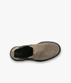 Discount CHELSEA BOOTS ESTELLE TAUPE Femme Boots & Bottines