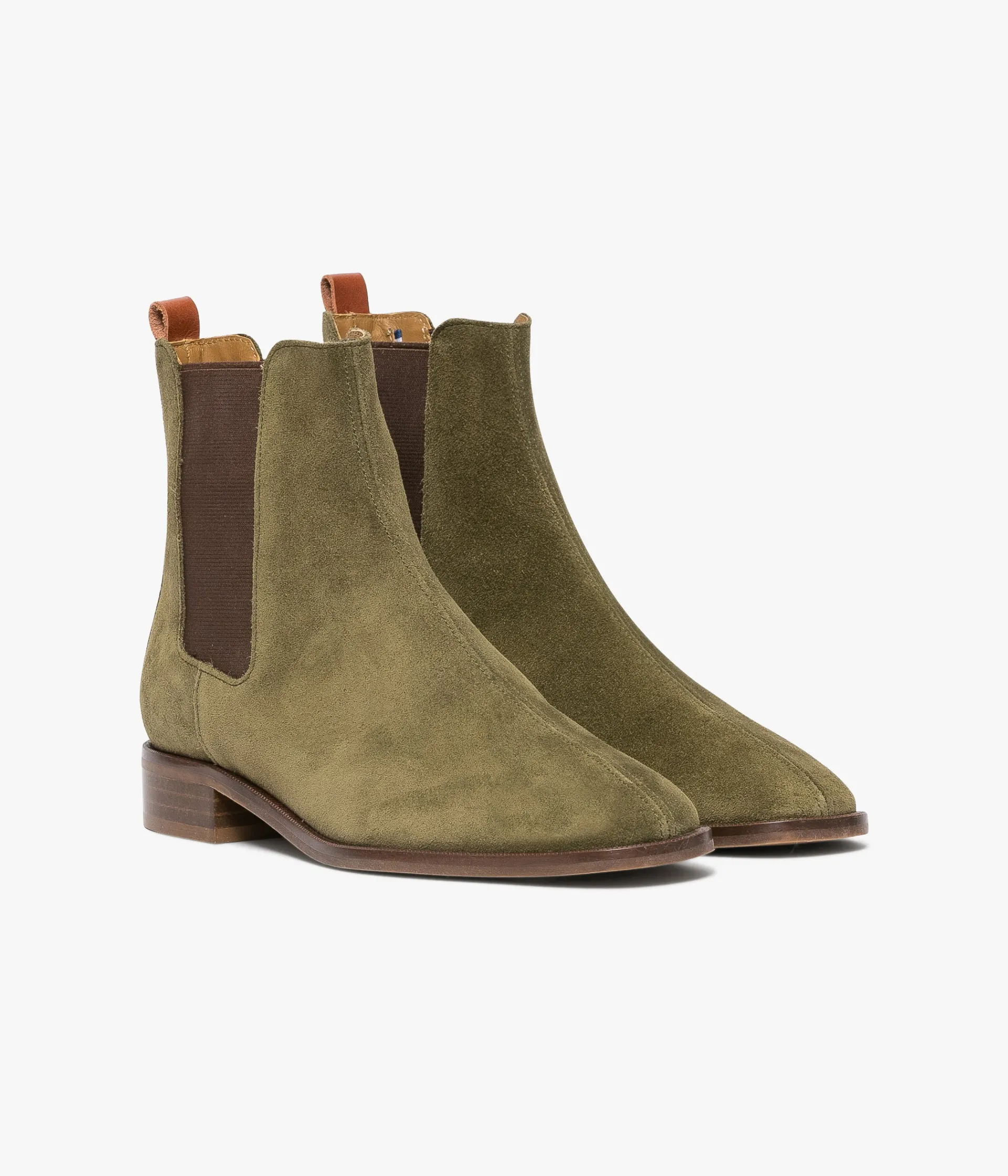 Best CHELSEA BOOTS SANTIA KAKI Femme Boots & Bottines