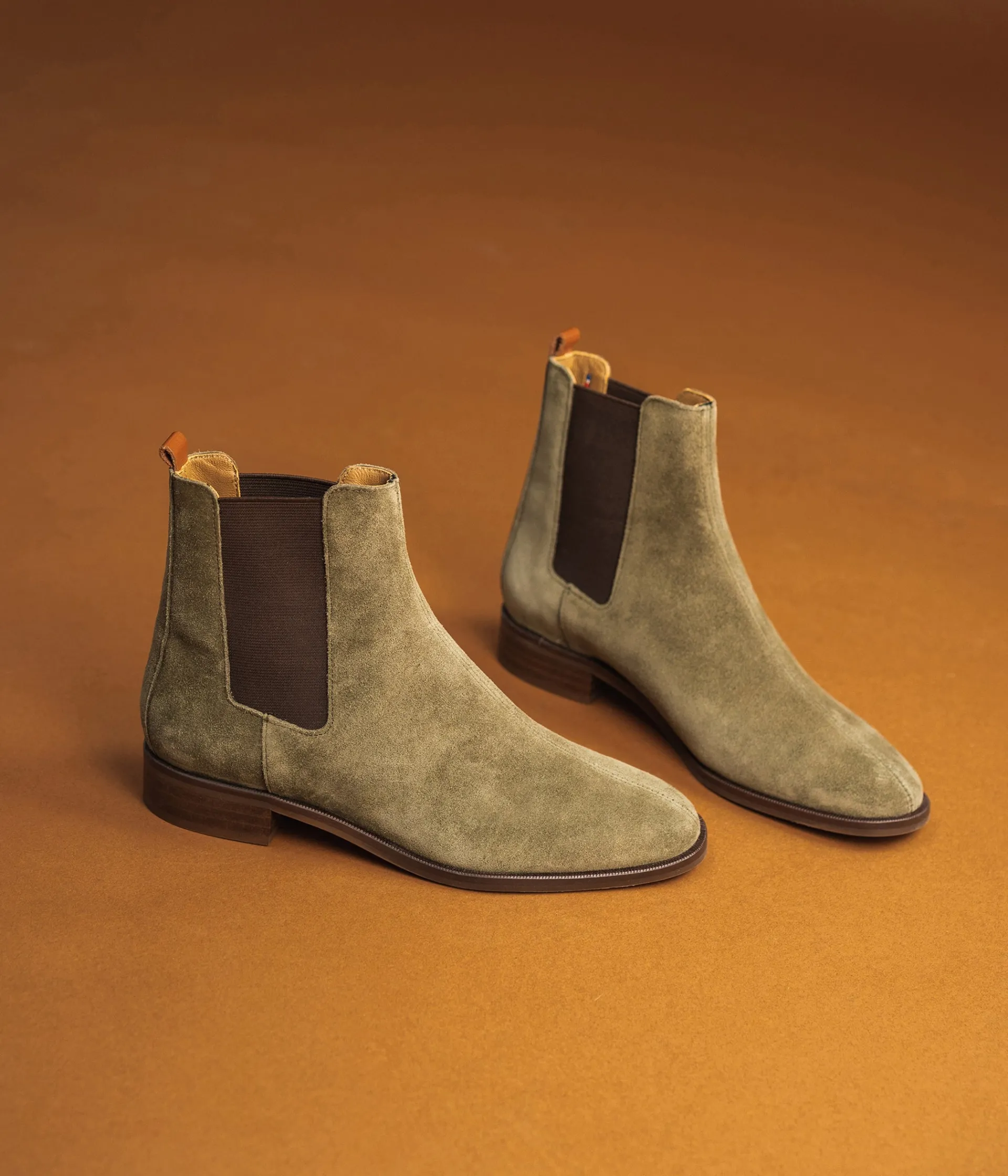 Best CHELSEA BOOTS SANTIA KAKI Femme Boots & Bottines