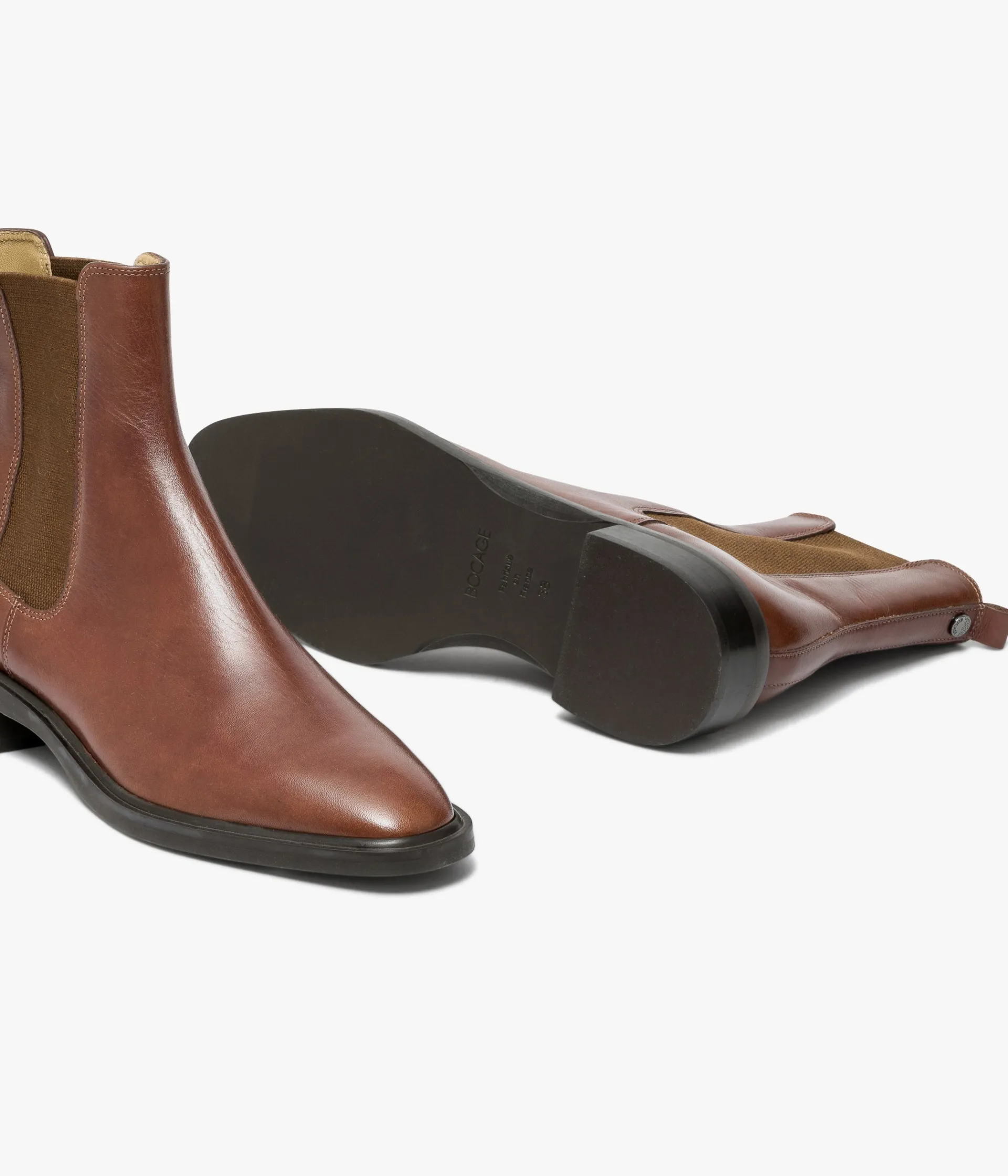 CHELSEA BOOTS SHELBY COGNAC Femme Boots & Bottines