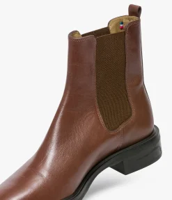 CHELSEA BOOTS SHELBY COGNAC Femme Boots & Bottines