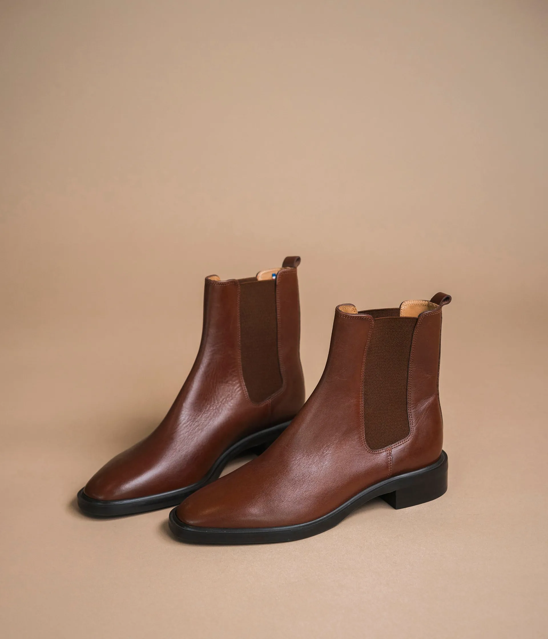 CHELSEA BOOTS SHELBY COGNAC Femme Boots & Bottines