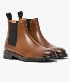 New CHELSEA ONOFRE COGNAC Homme Chelsea Boots