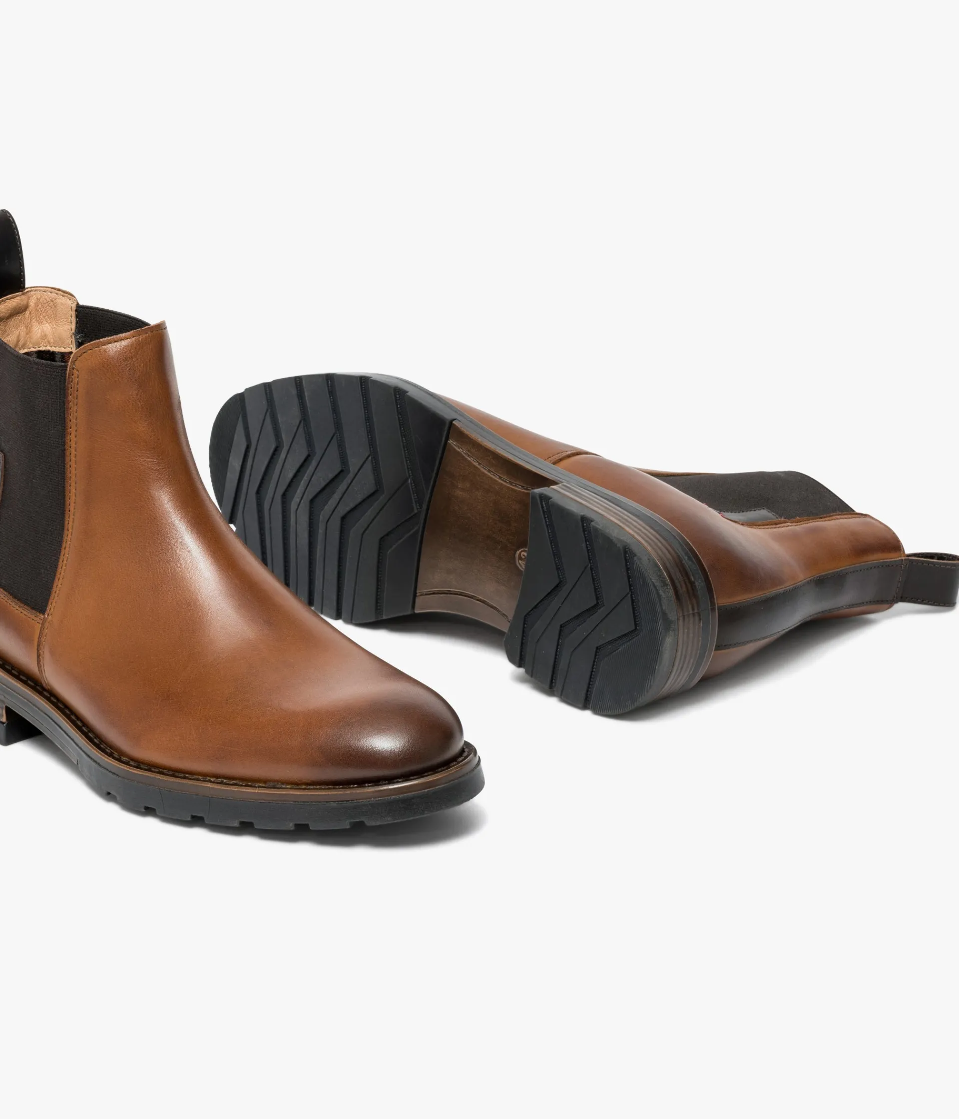 New CHELSEA ONOFRE COGNAC Homme Chelsea Boots