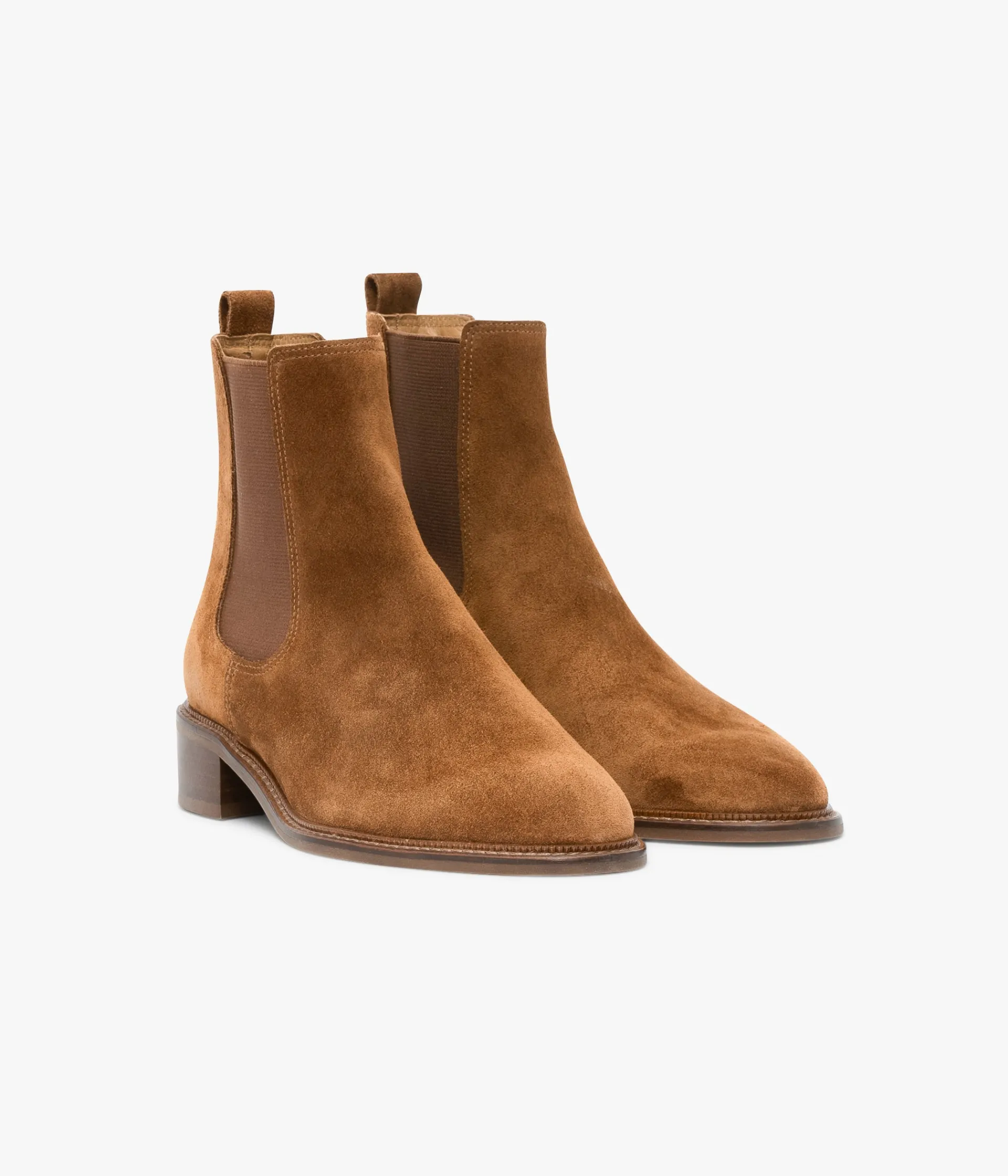 Clearance CHELSEA SELIA COGNAC Femme Boots & Bottines