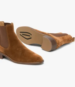 Clearance CHELSEA SELIA COGNAC Femme Boots & Bottines