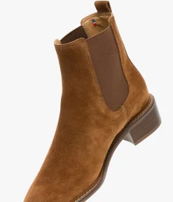 Clearance CHELSEA SELIA COGNAC Femme Boots & Bottines