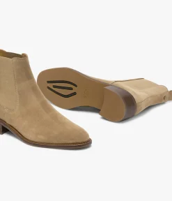 Hot CHELSEA SELIA TAUPE Femme Boots & Bottines