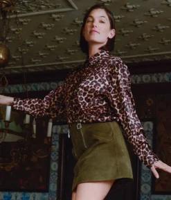 CHEMISE HEMILYA LEOPARD Femme Vêtements