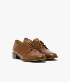 Sale DERBY CAROLINA COGNAC Femme Derbies|Mocassins
