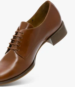 Sale DERBY CAROLINA COGNAC Femme Derbies|Mocassins
