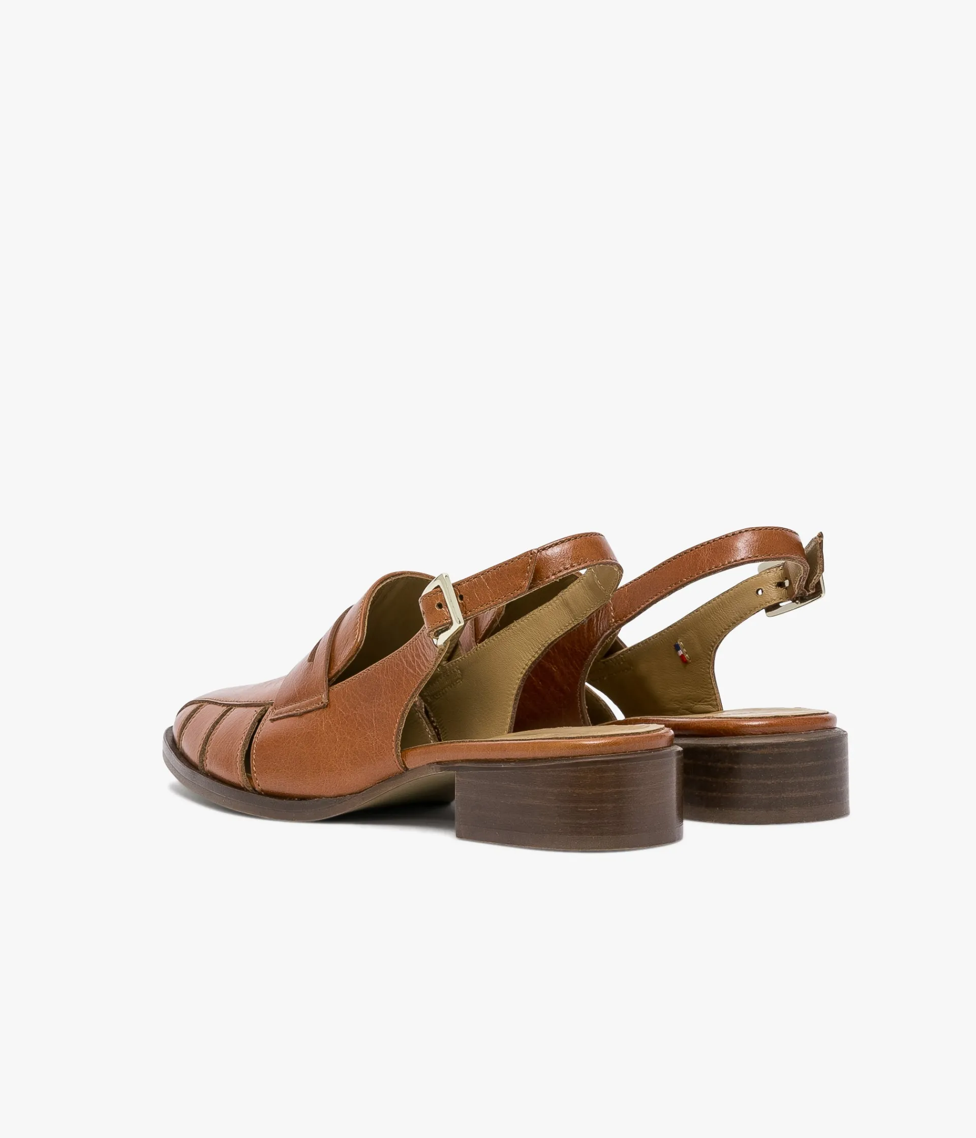 Online DERBY CLEO COGNAC Femme Mocassins|Derbies