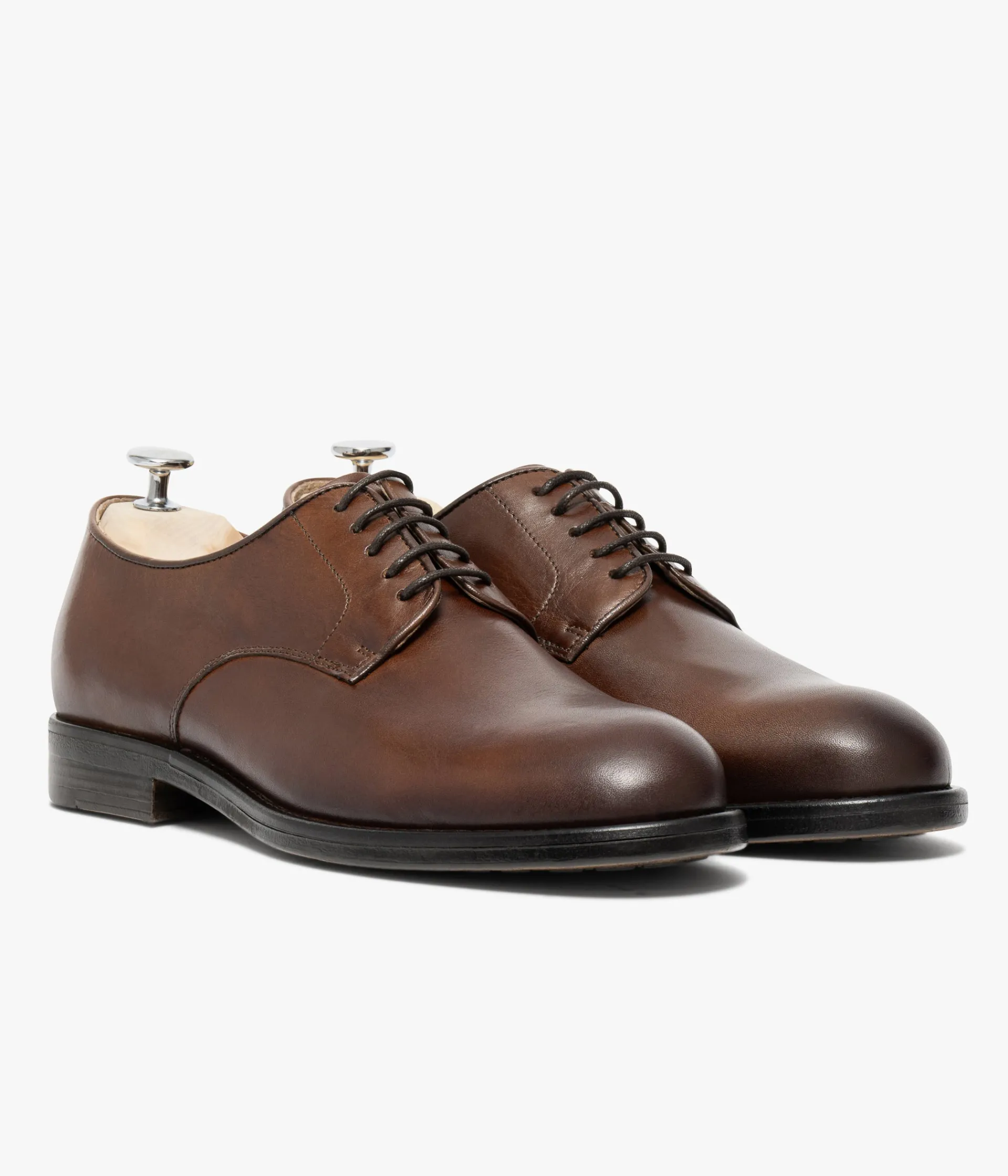 New DERBY FELIX COGNAC Homme Derbies Détente