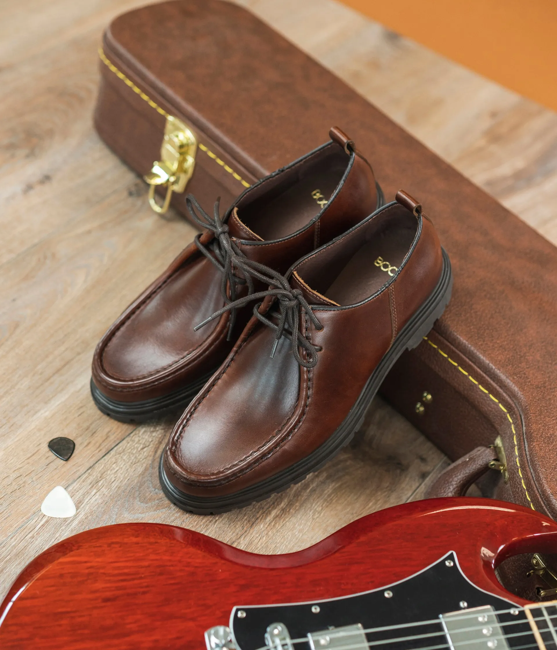DERBY GILLIS COGNAC Homme Derbies Détente