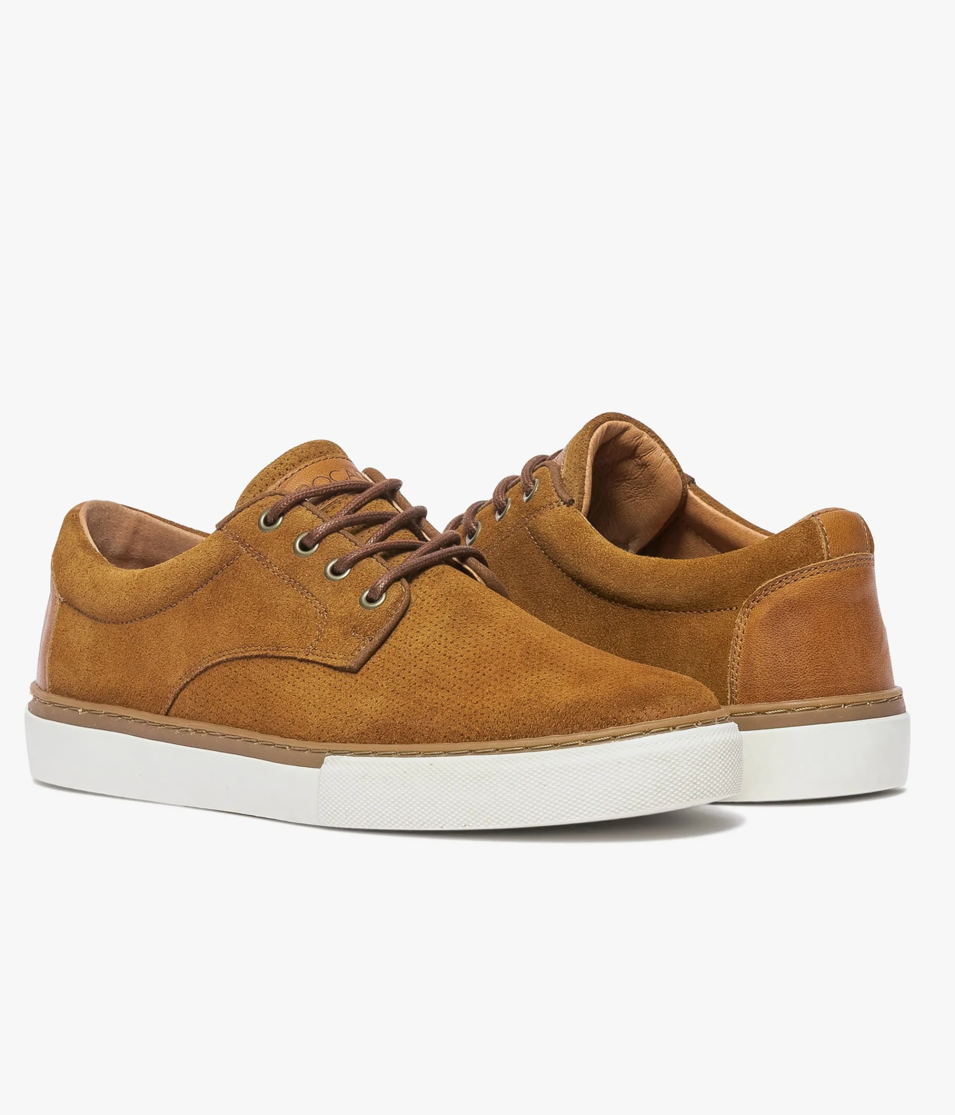 DERBY KADY COGNAC Homme Baskets