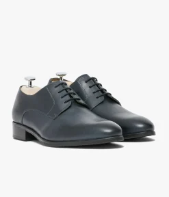 DERBY LEONARDO MARINE Homme Chaussures De Ville