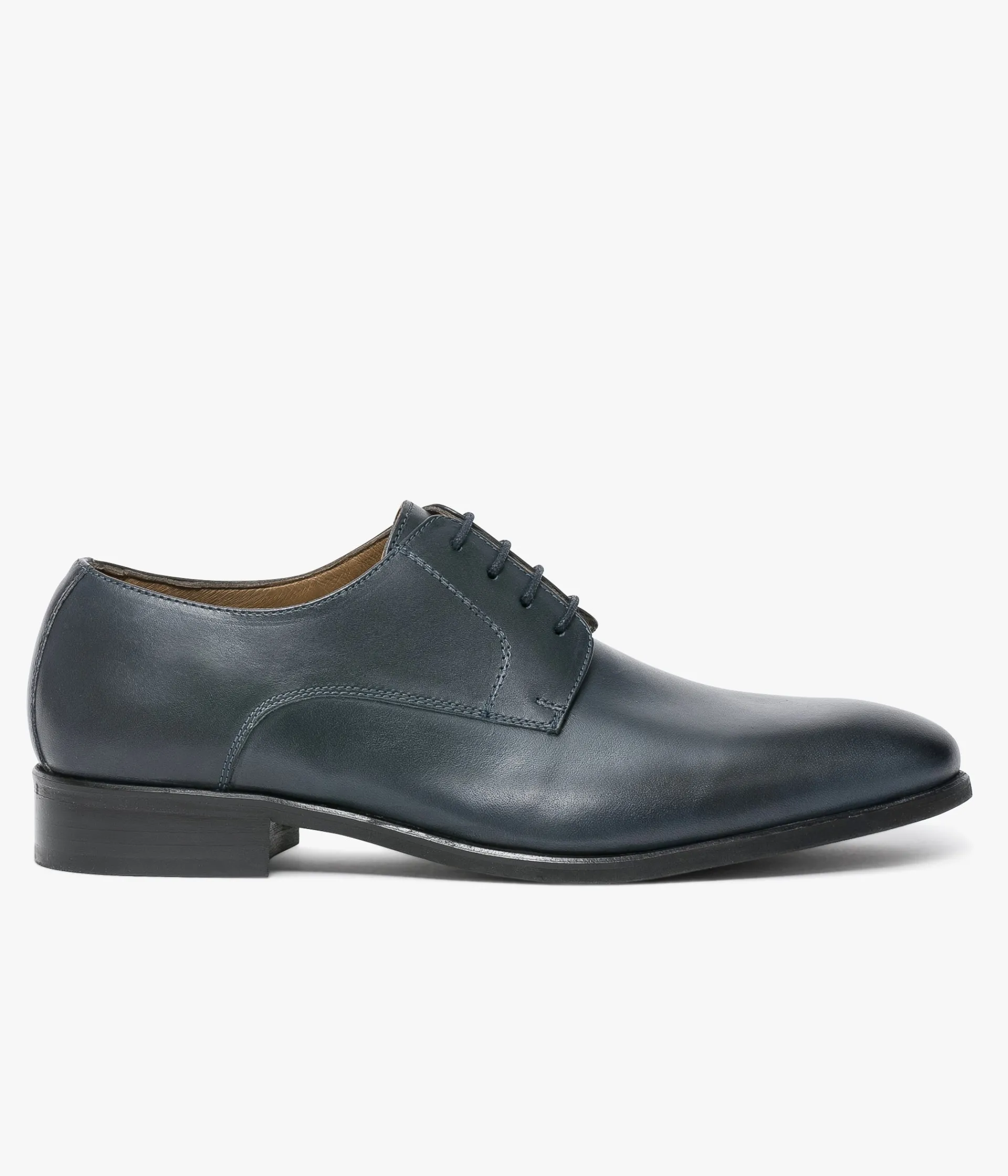 DERBY LEONARDO MARINE Homme Chaussures De Ville