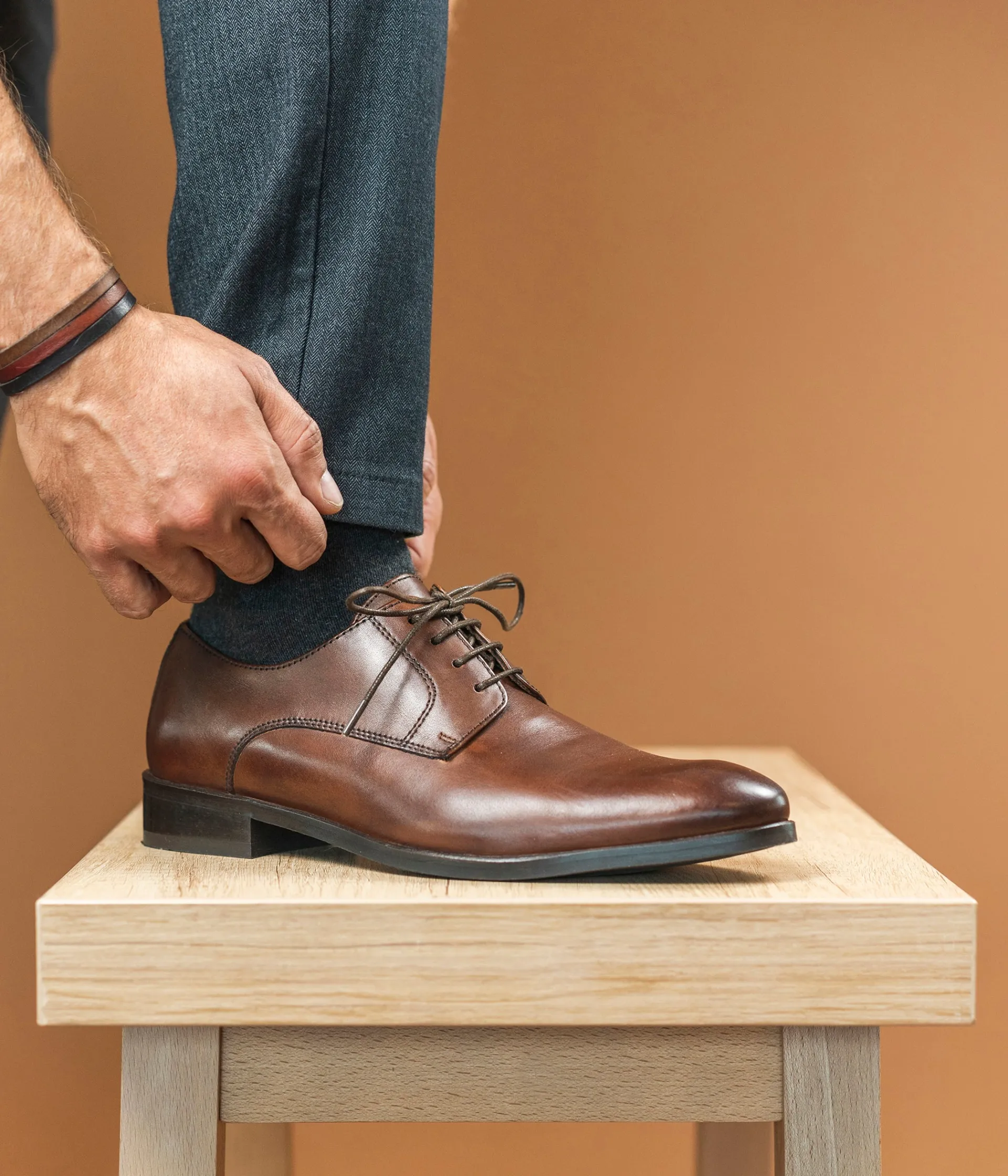 Discount DERBY LEONARDO Homme Chaussures De Ville