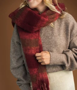 Sale ECHARPE CHERY BORDEAUX Femme Foulards & Écharpes