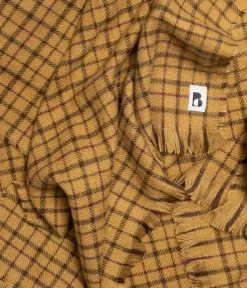 Discount ECHARPE TARA OCRE Femme Foulards & Écharpes