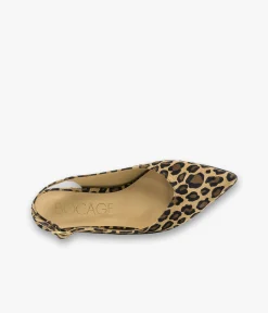 Best ESCARPIN DAFFY LEOPARD Femme Slingbacks