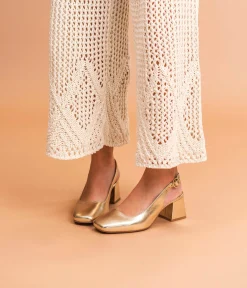 ESCARPIN DIDA PLATINE Femme Escarpins