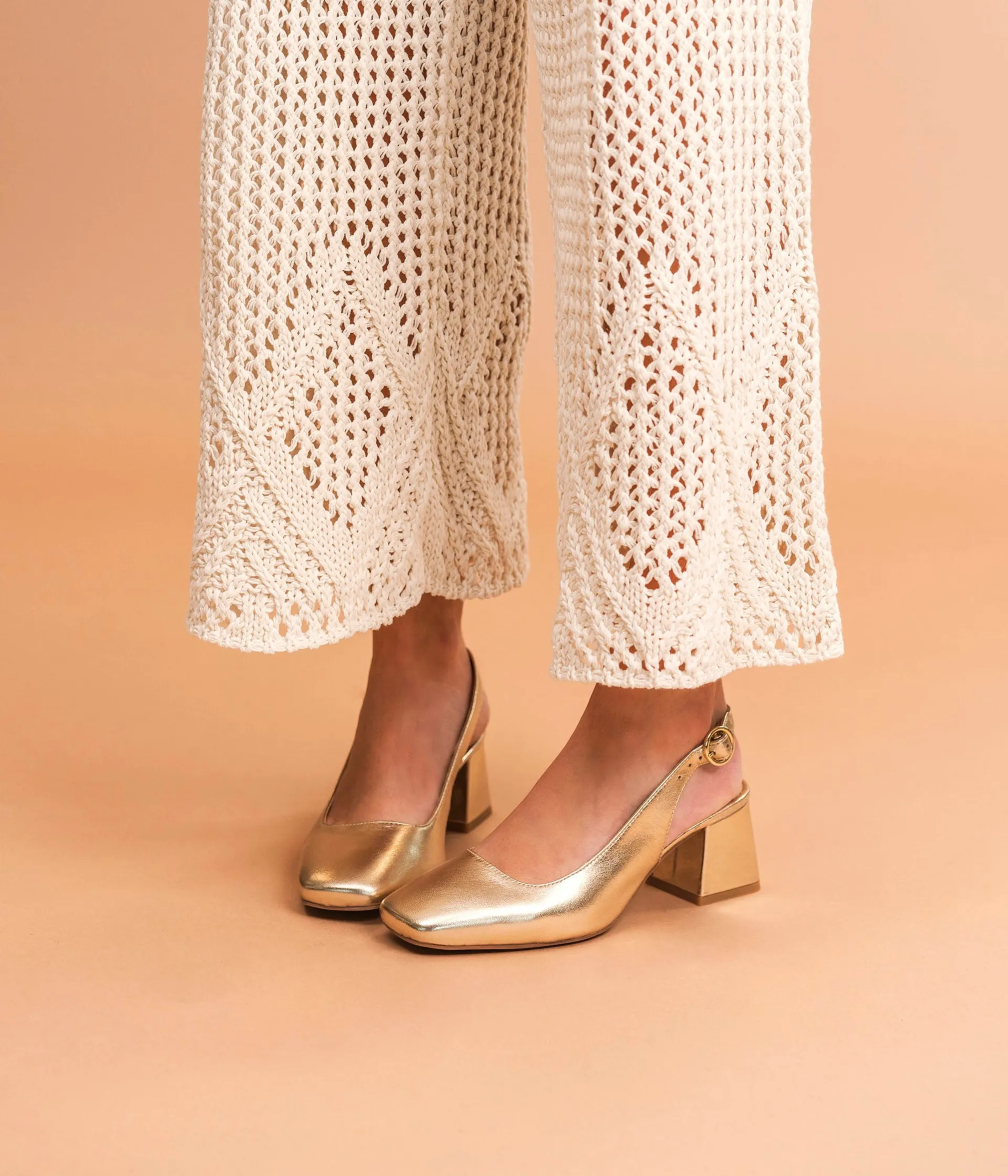 ESCARPIN DIDA PLATINE Femme Escarpins