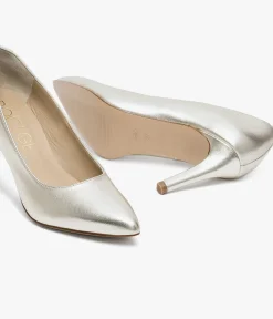 Discount ESCARPIN ILDA PLATINE Femme Escarpins