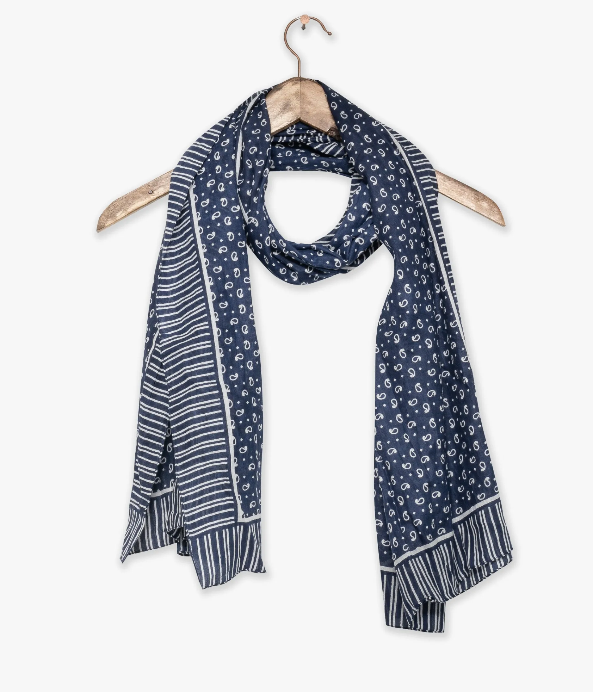Discount FOULARD CEDRIC MARINE Homme Foulards