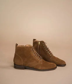 Online LOW-BOOTS KAMINARA COGNAC Femme Boots & Bottines