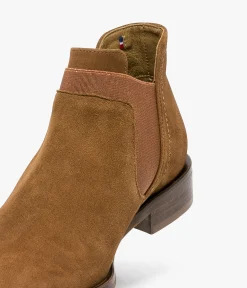 Discount LOW-BOOTS KARLINA COGNAC Femme Boots & Bottines