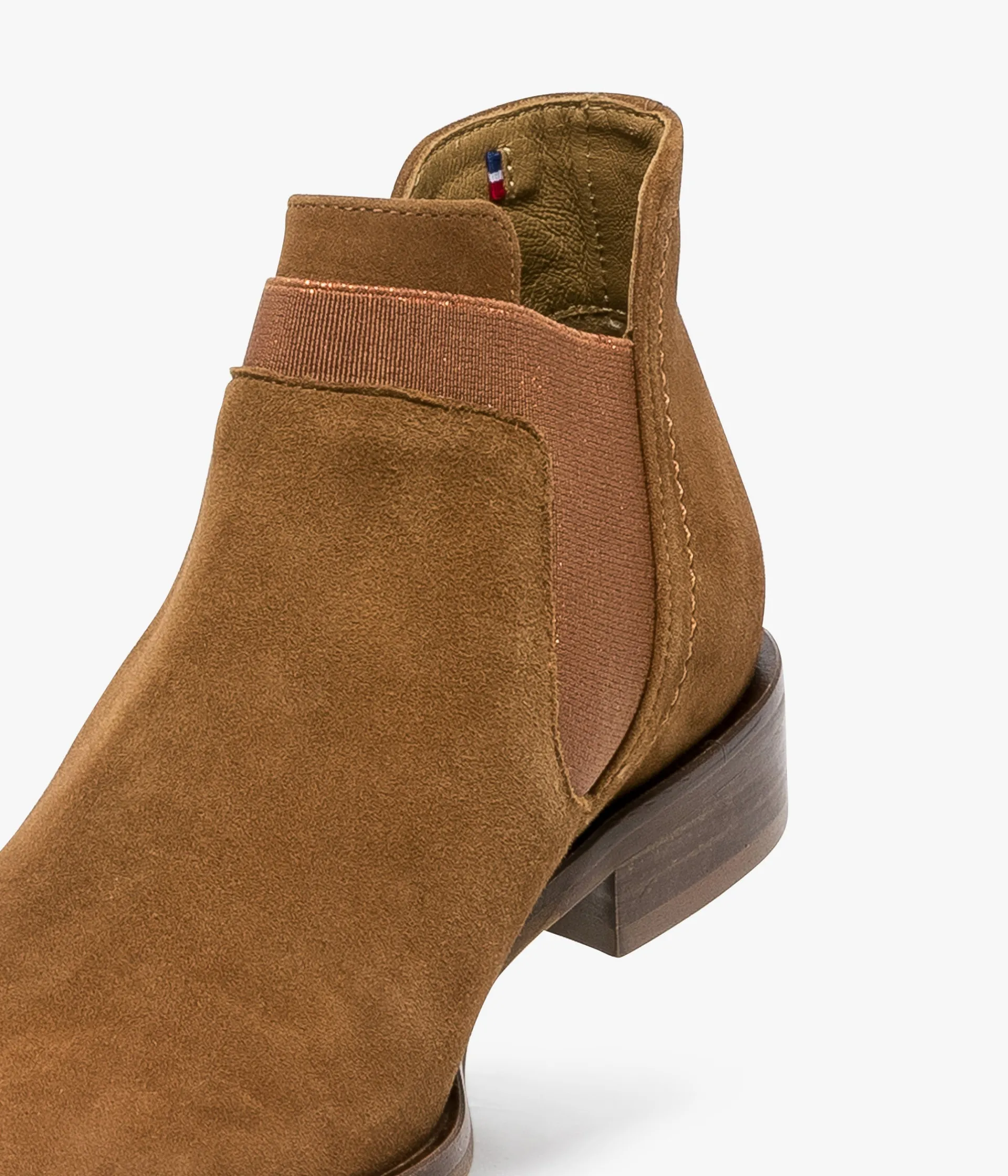 Discount LOW-BOOTS KARLINA COGNAC Femme Boots & Bottines