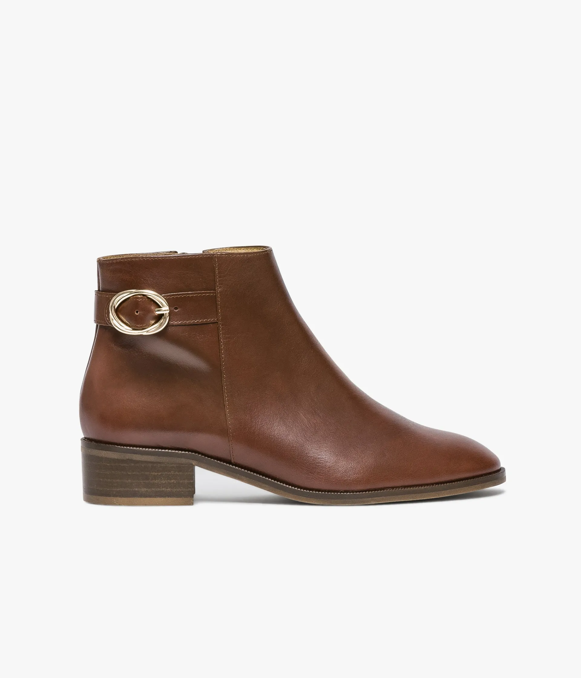 Sale LOW-BOOTS SIDONIE COGNAC Femme Boots & Bottines