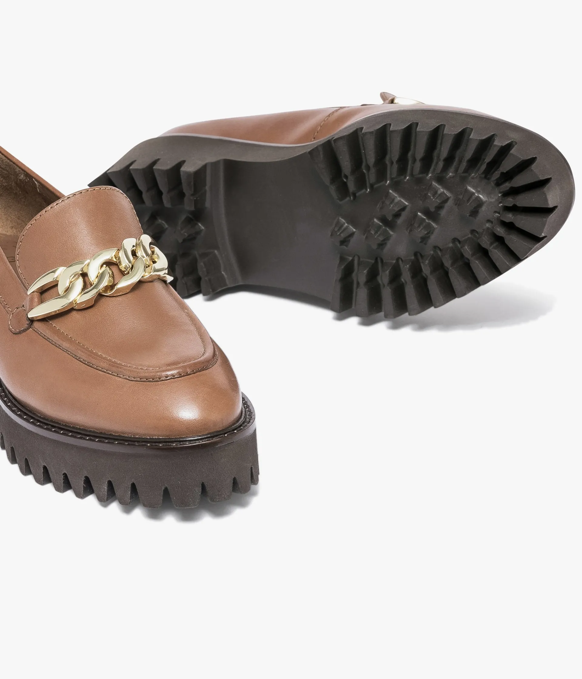 MOCASSIN ADALBERO CAMEL Femme Mocassins