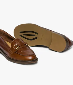 Clearance MOCASSIN ALANNA COGNAC Femme Mocassins