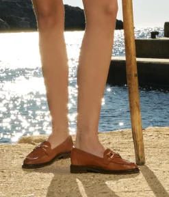 Hot MOCASSIN ALANNA COGNAC Femme Mocassins