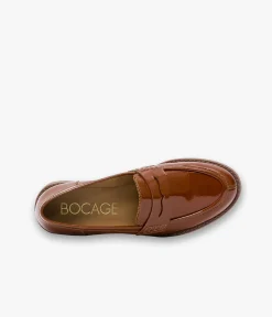Hot MOCASSIN ALYCIA COGNAC Femme Mocassins