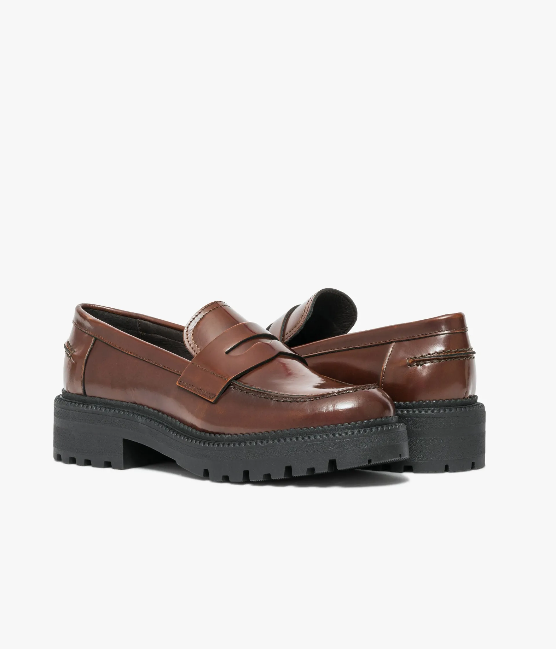 Outlet MOCASSIN AMALIA COGNAC Femme Mocassins