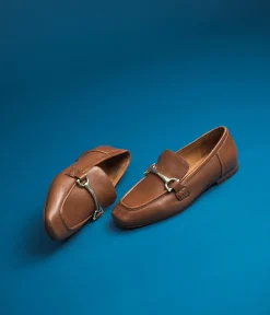 New MOCASSIN ANAMONE CAMEL Femme Mocassins