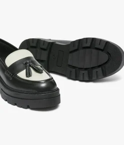 Sale MOCASSIN ANGELE ET BLANC Femme Mocassins