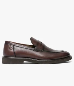 MOCASSIN OLIVIER COGNAC Homme Mocassins