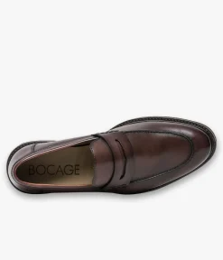 MOCASSIN OLIVIER COGNAC Homme Mocassins