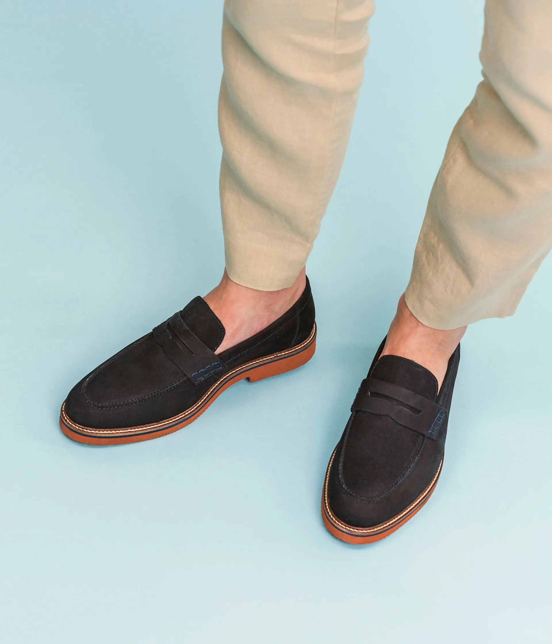 Best MOCASSIN OLIVIER MARINE Homme Mocassins