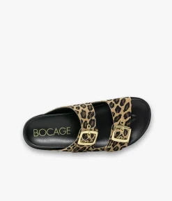 Best MULE WALKIM LEOPARD Femme Sandales