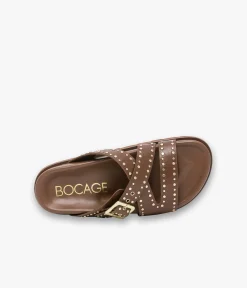 Sale MULE WEST COGNAC Femme Sandales