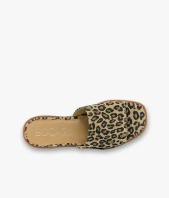 Outlet MULE WINONA LEOPARD Femme Sandales